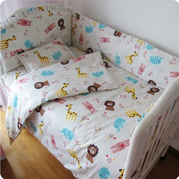 

9pcs whole set Cartoon Baby Boy kit de berço Cot Bedding Set baby bed linen bebe jogo de cama ,120*60/120*70cm