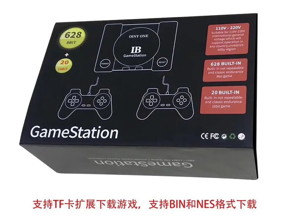  Coolbay New 16 Bit & 8 Bit HDMI Video Game Console Bult In 628 + 20 Games Retro Console