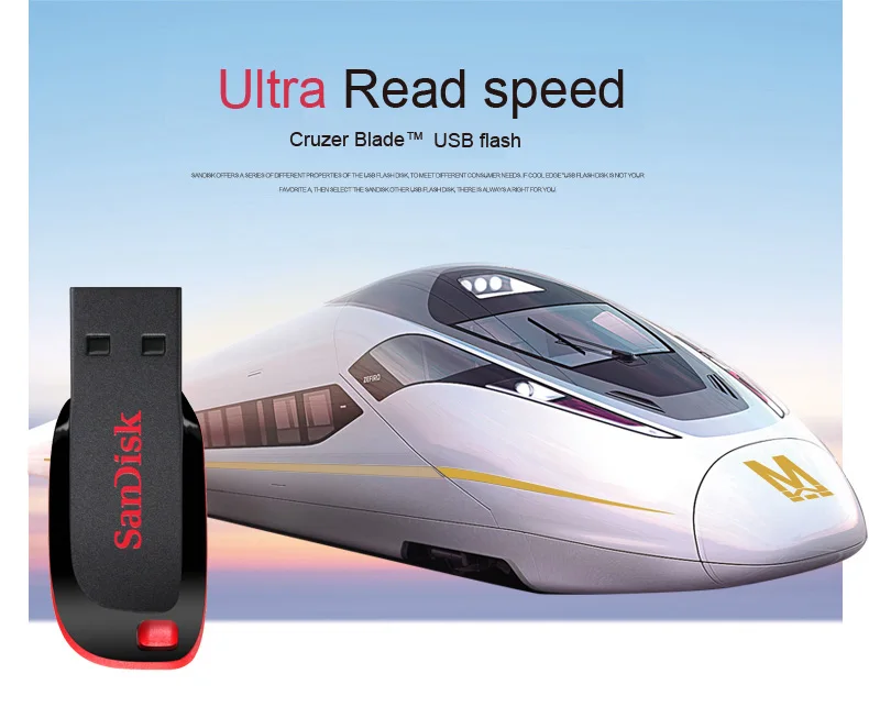 USB флеш-накопитель SanDisk CRUZER BLADE CZ50 USB 2,0 128 г 64 г 32 г 16 г 8 г 4 г мини-накопитель Флешка поддержка официальной проверки