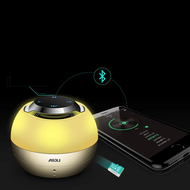Мини Bluetooth динамик беспроводной легко носить HiFi тяжелый бас мультимедиа мобильный телефон сабвуфер долгое время ожидания Наслаждайтесь чистой музыкой