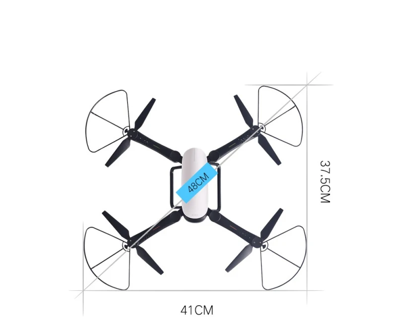 Складной Aerial photographyWiFi FPV Wi-Fi 4WD 30 Вт передачи изображения в режиме реального времени Безголовый Высота управления самолета