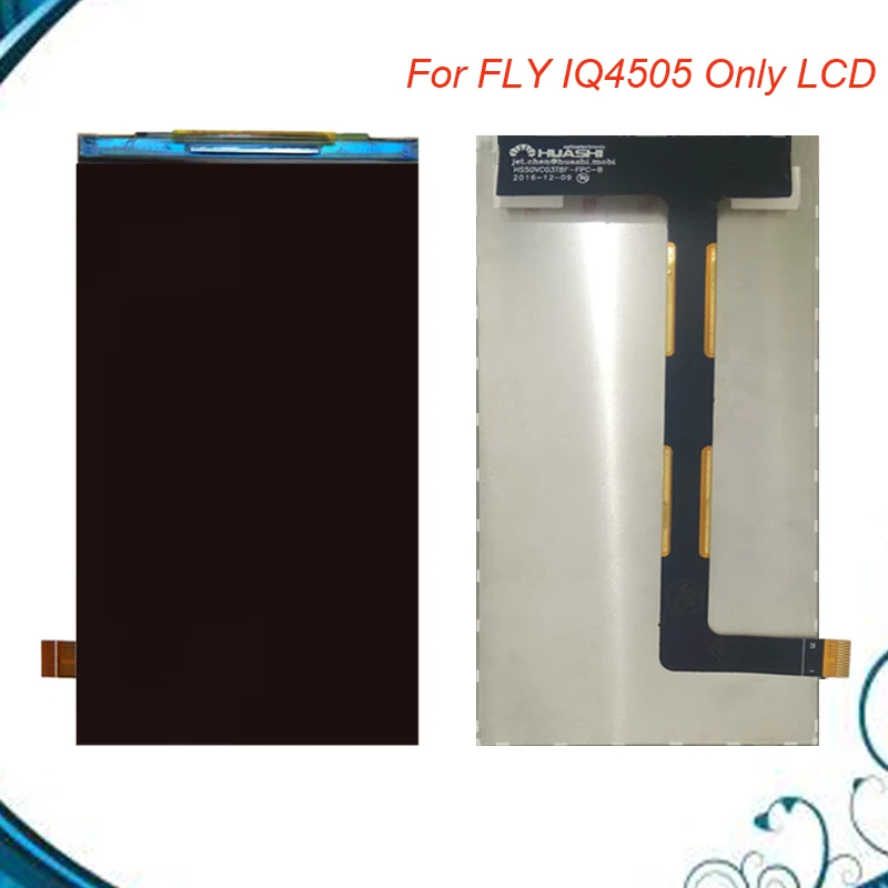 

1PC/Lot 100% Tested Lcd For Fly IQ4505 LCD Display Screen Replacement Part Fast Shipping