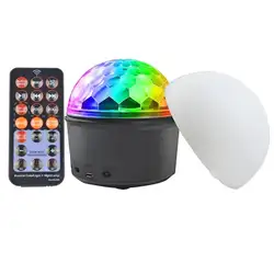 9 цветов хрустальный магический шар светодиодный сценический светильник Дискотека диджей караоке вечерние Декор свет с изменением цвета