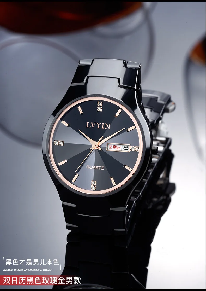 Роскошные женские часы керамические женские часы lvyin Брендовые женские часы водонепроницаемые кварцевые женские наручные часы с бриллиантами