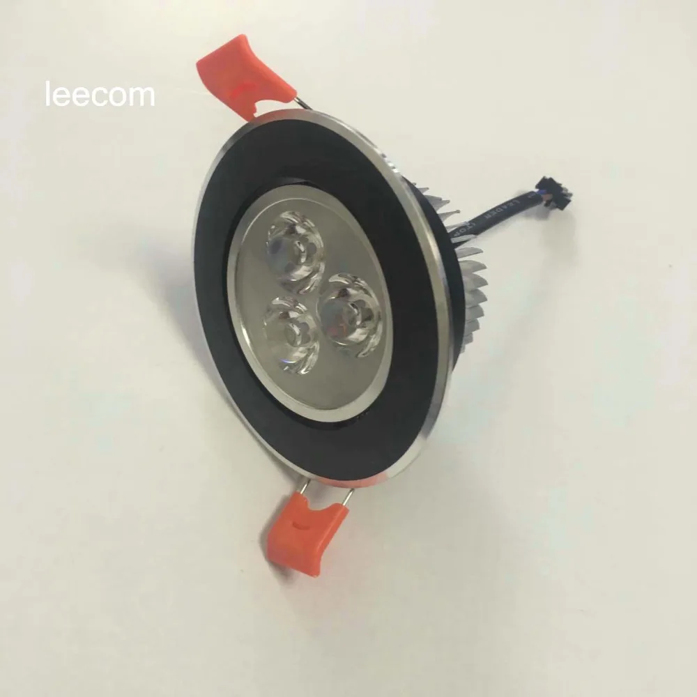 

black surface Sale Led Spotlight Led Ceiling Lights Led 4pcs Lot Down Power Warm Color With Epistar 300-360lm High Brightness