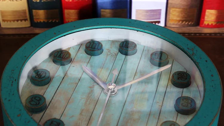 3D стерео аль-Фаджр часы Ретро relogio де Мадейра reloj сигнализации домашнего декора деревянный часы saat Таблица клок despertador mute