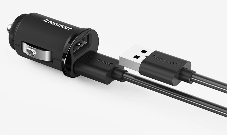 Tronsmart C24 Two Ports USB Car Charger VoltiQ Car Charger Fast Charger USB Adapter Short Circuit Protection CE FCC RoHS (3)