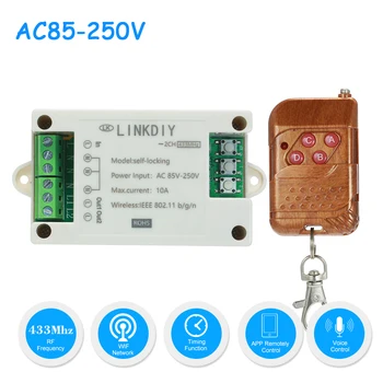 

433Mhz Smart Wifi Switch Universal Wireless Remote Control Switch Module 2CH AC85-250V Timer APP Smart Remote Control