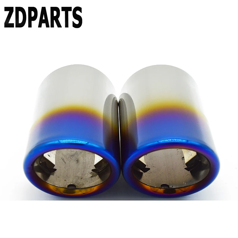 Car Exhaust Tip Muffler Pipe Cover styling 2pcs/1set For VW Passat B7 CC 2011 2012 2013 2014 Volkswagen CC Accessories