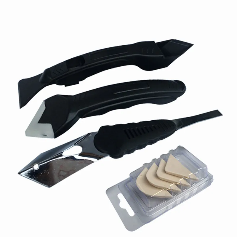 Buy 1 Set Silicone squeegee Scraper Caulking Grouting