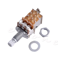 B500K Potentiometer Push Pull Switch Splined DPDT Pot Shaft18mm Electric Guitar Tone Volume Parts Push switch governor dimmer board b500k potentiometer 220v 300w