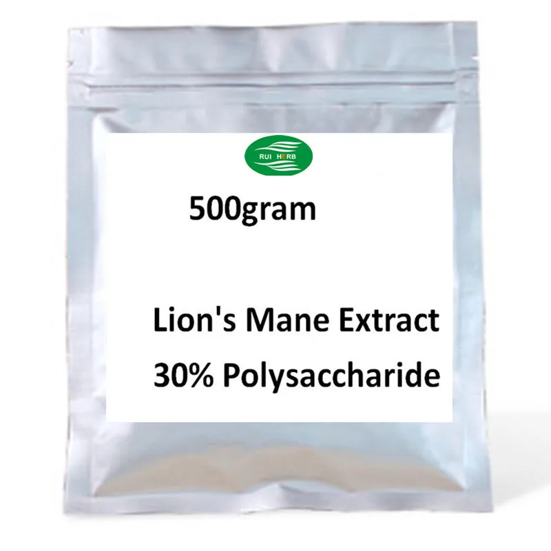 

300gram Lion's Mane Mushroom Extract 30% Polysaccharide Powder free shipping
