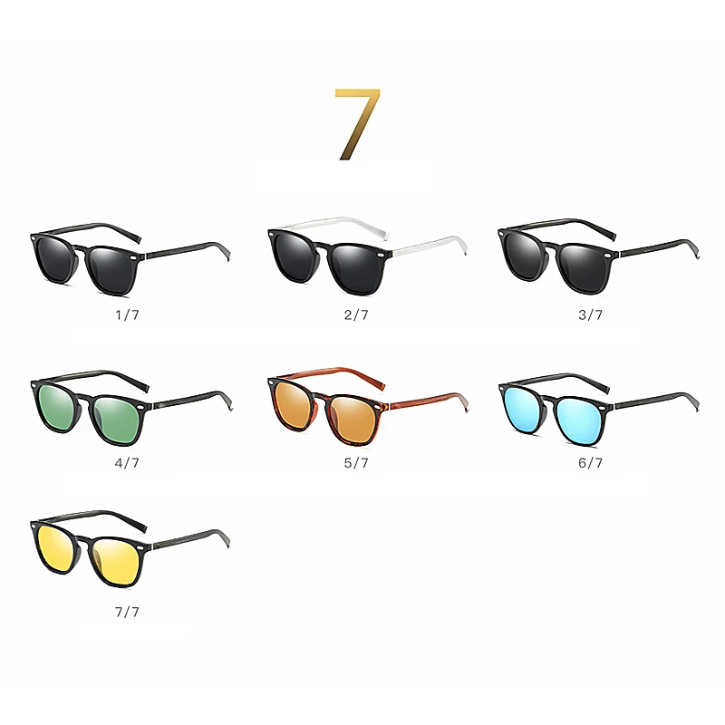 KEITHION Brand Design Classic Polarized Sunglasses Men Women Driving Square Frame Aluminium Magnesium Legs Sun Glasses UV400