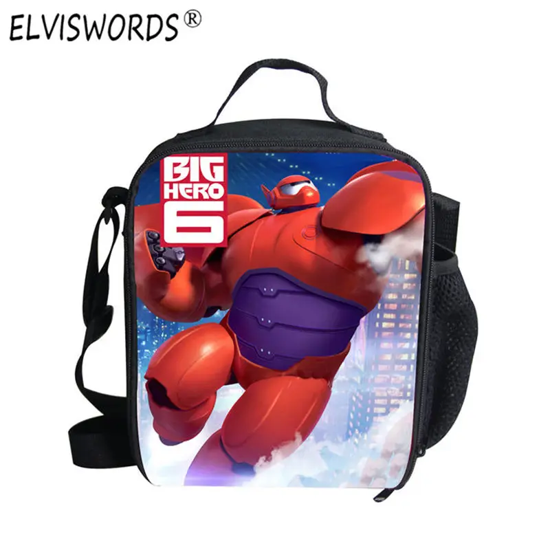 ELVISWORDS Anime Characters Boys Lunch Bags Hot Bolsa Termica Cool