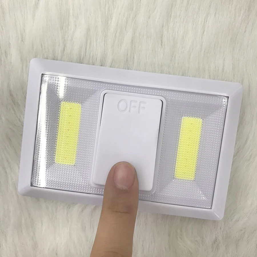 SXZM 2PC Mini led light ON/OFF Switch Emergency lamps Cordless Portable