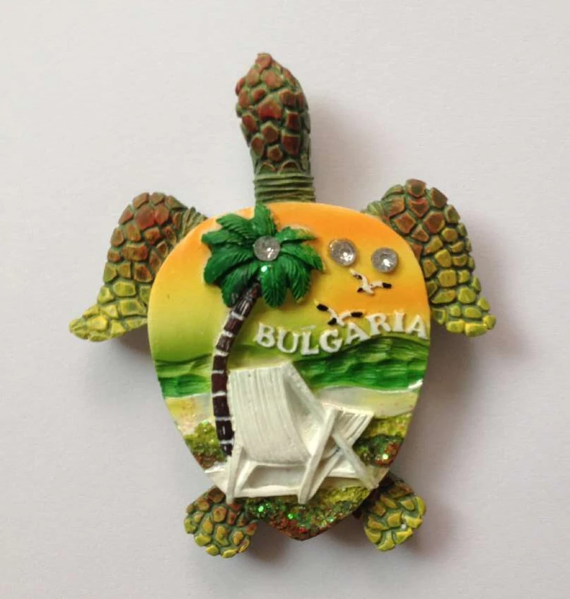 

Simulation 3D Bulgarian Sea Turtles Fine Fridge Magnets Home Decortion Refrigerator Magnet Teaching Animal Magnetic Sticker