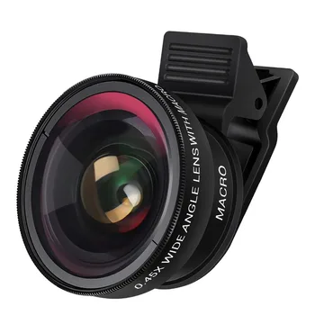 

Camera Lens, Badalink 2 in 1 Cell Phone Camera Lens 160 Degree 0.45X Super Wide Angle Lens free shipping