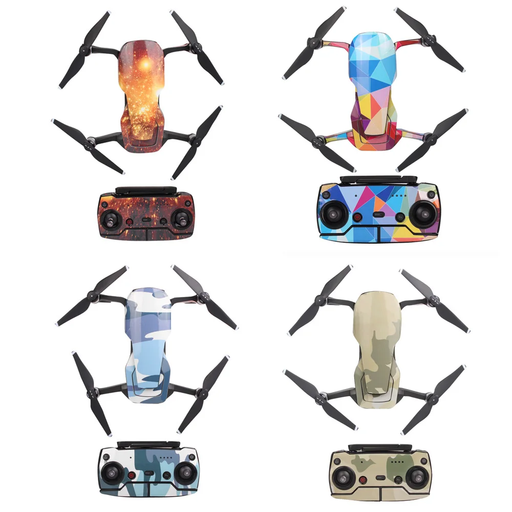 

Waterproof PVC Stickers Body Battery Remote Controller Decals Full Set Skin for DJI Mavic Air RC Helicopter FPV Quadcopter Drone
