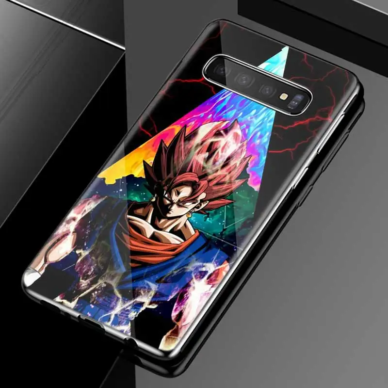 Dragon Ball Z тату мультфильм чехол для samsung Galaxy S10 5G S10e S9 S8 Plus Note 9 10 105G Plus A50 A30 A70 закаленное стекло чехол