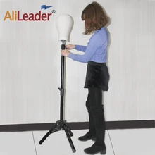 Alileader, манекен, тренога, крепкая тренировочная манекеновая головка для париков, подставка для головы парика, Парикмахерская подставка 125 см