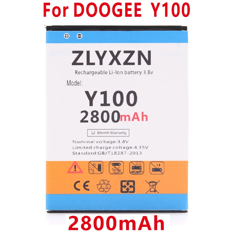 2800 мАч Y100 Батарея Для DOOGEE Valencia 2 Y100/Для Pro | Мобильные телефоны и аксессуары