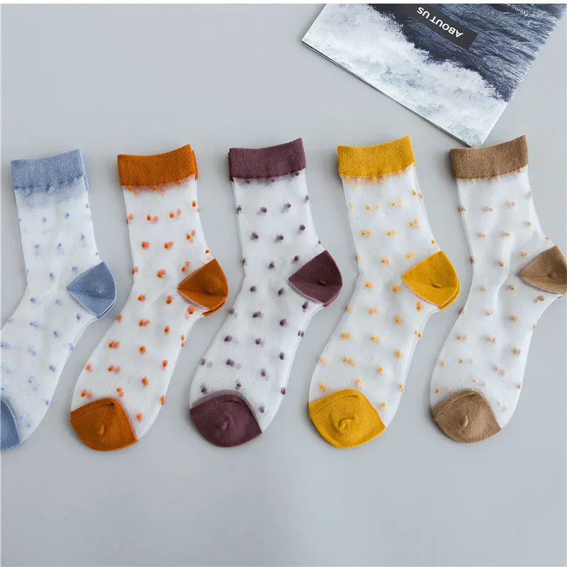 transparent socks