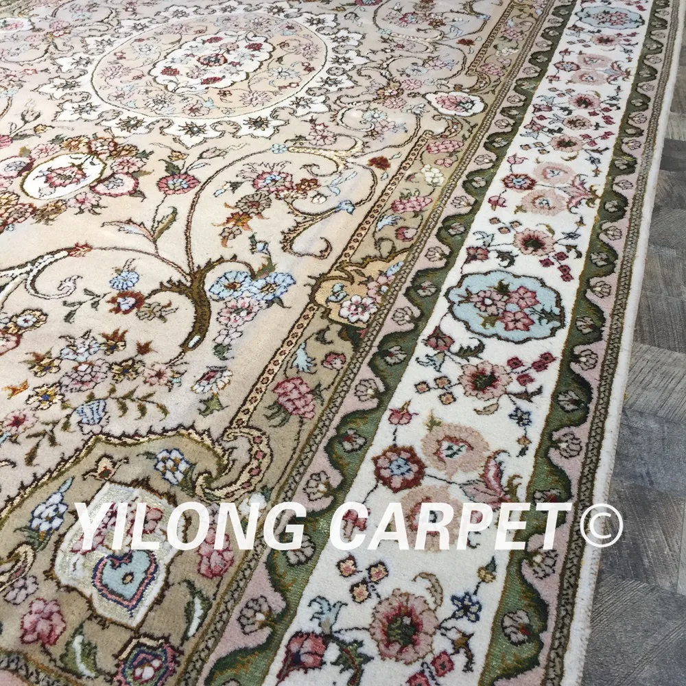 Yilong 5'x8 персидские Ковры цветок Дизайн шелк шерсть (wy2031s5x8)|rug design|rugged ruggedhand knotted rug