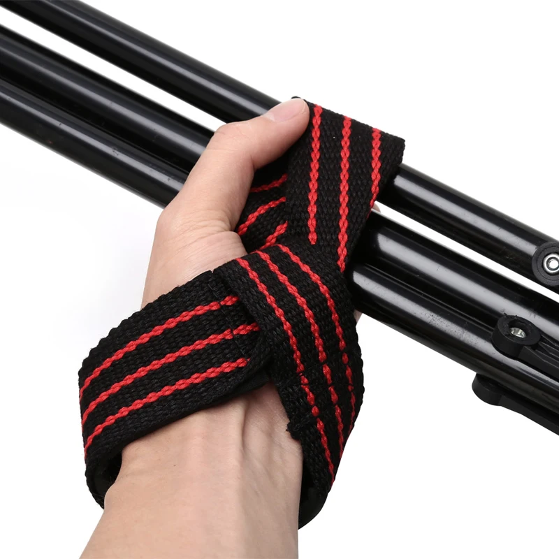 

Weight Lifting Training Gym Power Wrist Support Straps Wraps Hand Bar Protection