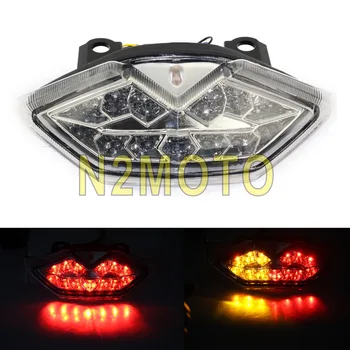 

Transparent LED Integrate Motorcycle Taillight Tail Brake Light Amber Blinker for Kawasaki Z1000 Ninja 1000 Versys 650 2010-2017