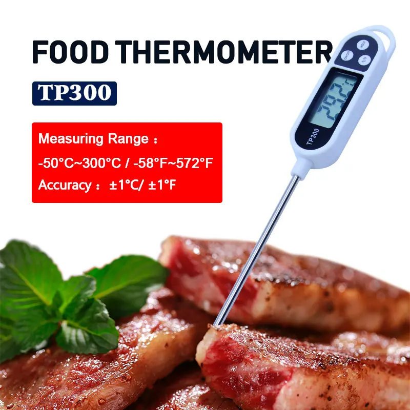 Цифровой пищевой термометр TP300 прибор для измерения температуры молока мяса