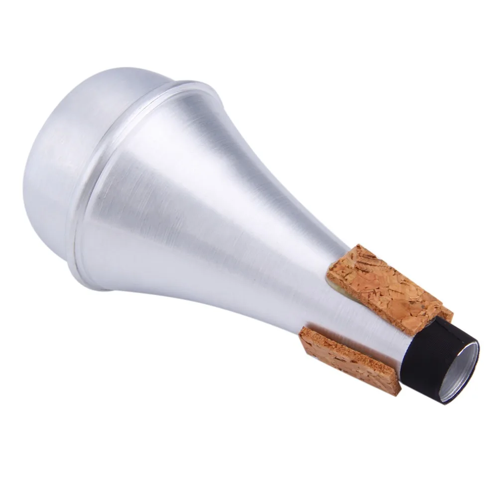 Aluminium Straight Trumpets Mute For Jazz Instrument Practice Beginner