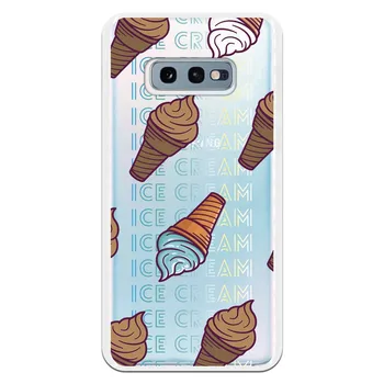 

Stand case costume drawing Icecream WP013 for Samsung Galaxy S10 E