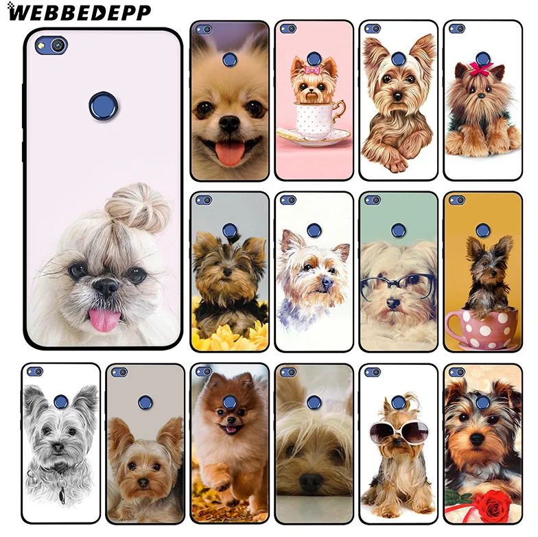 WEBBEDEPP Yorkshire terrier dog Fashion Soft Case For Huawei P20 Pro P10 P9 P8 Lite 2015 2017 P Smart 2019 &amp Nova 3 3i Y7 Y92018 |