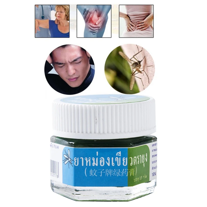 Таиланд Москитная репеллент мазь облегчить зуд боль натуральный травяной крем