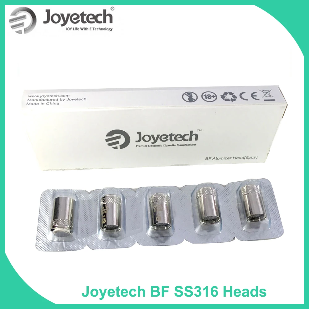 

Original Joyetech eGo Aio Coil BF SS316 Replacement coil 0.5ohm/0.6ohm head for ego AIO kit/Cubis/ego aio pro 5pcs/lot