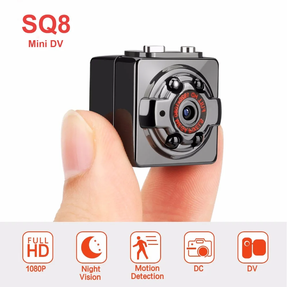 Мини камера видеорегистратор sq8 mini dv hd 1080p инструкция