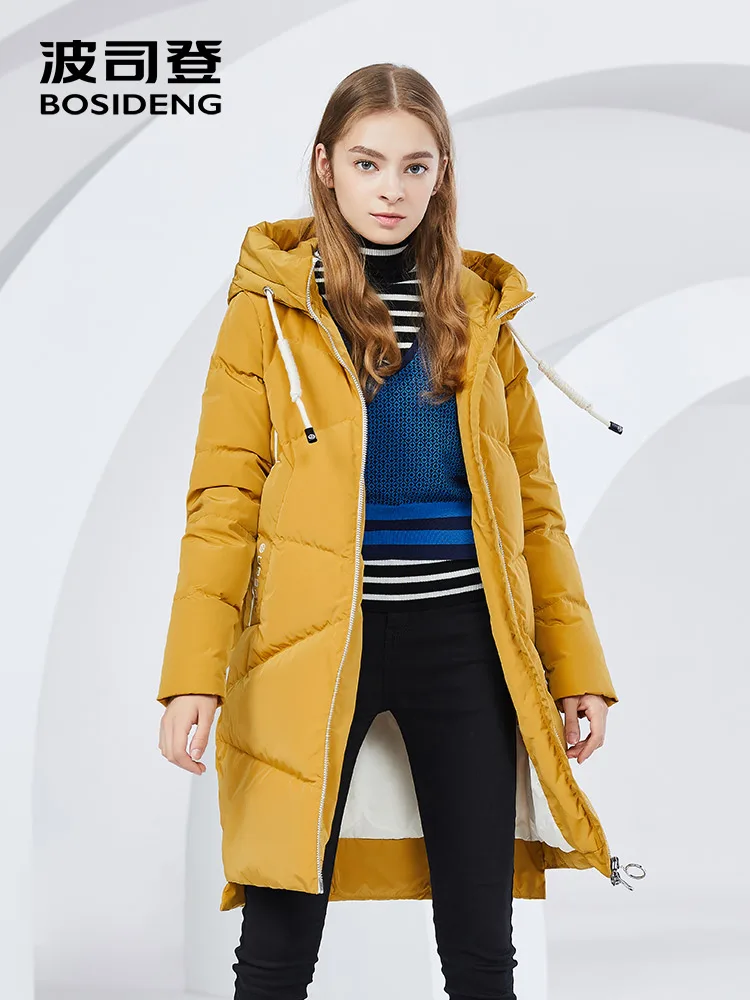 Koop BOSIDENG winter jas nieuwe down jas hooded lange parka 90% eendendons hoge kwaliteit waterdichte thicken licht B80141016