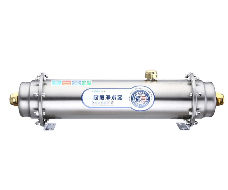 

1000L/H PVC seven-bore UF Water Filter filtration precision is 0.01-0.001 micron and the housing is SUS304 & SUS316