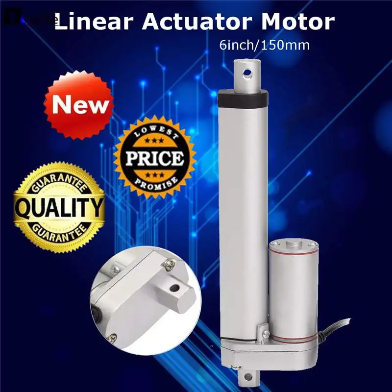 

Wolike 12V 500N 6 Inch Linear Actuator DC 12V Linear Actuator Maximum Push Electric Motor For Medical Motor Controller
