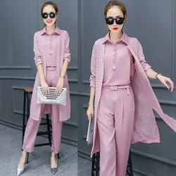 Conjunto de 3 piezas para mujer, traje Formal para mujer, uniforme de oficina, traje de negocios para mujer, ropa de trabajo