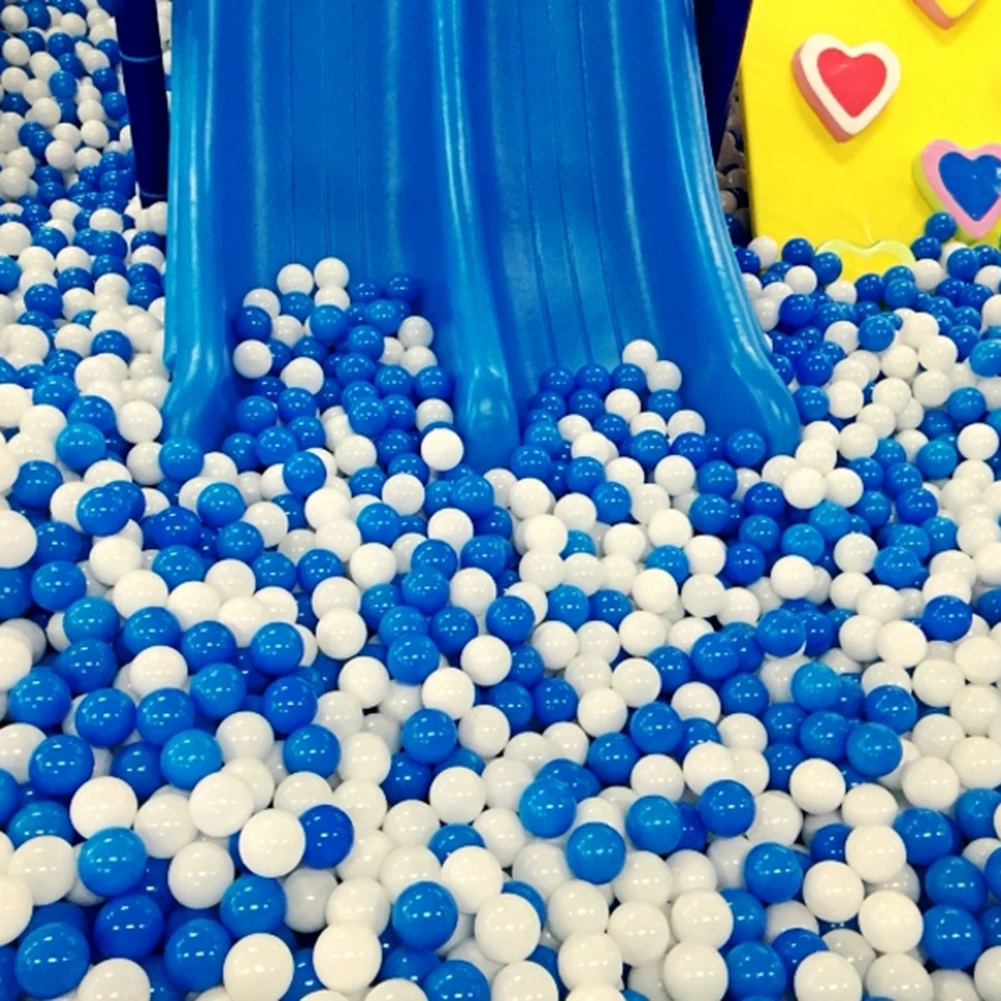 100 шт Красочные Мячи Мягкие пластиковые океанские волнистые мячи для детей Детские Цветные мячи бассейн пляж палатка игрушка Спорт на открытом воздухе