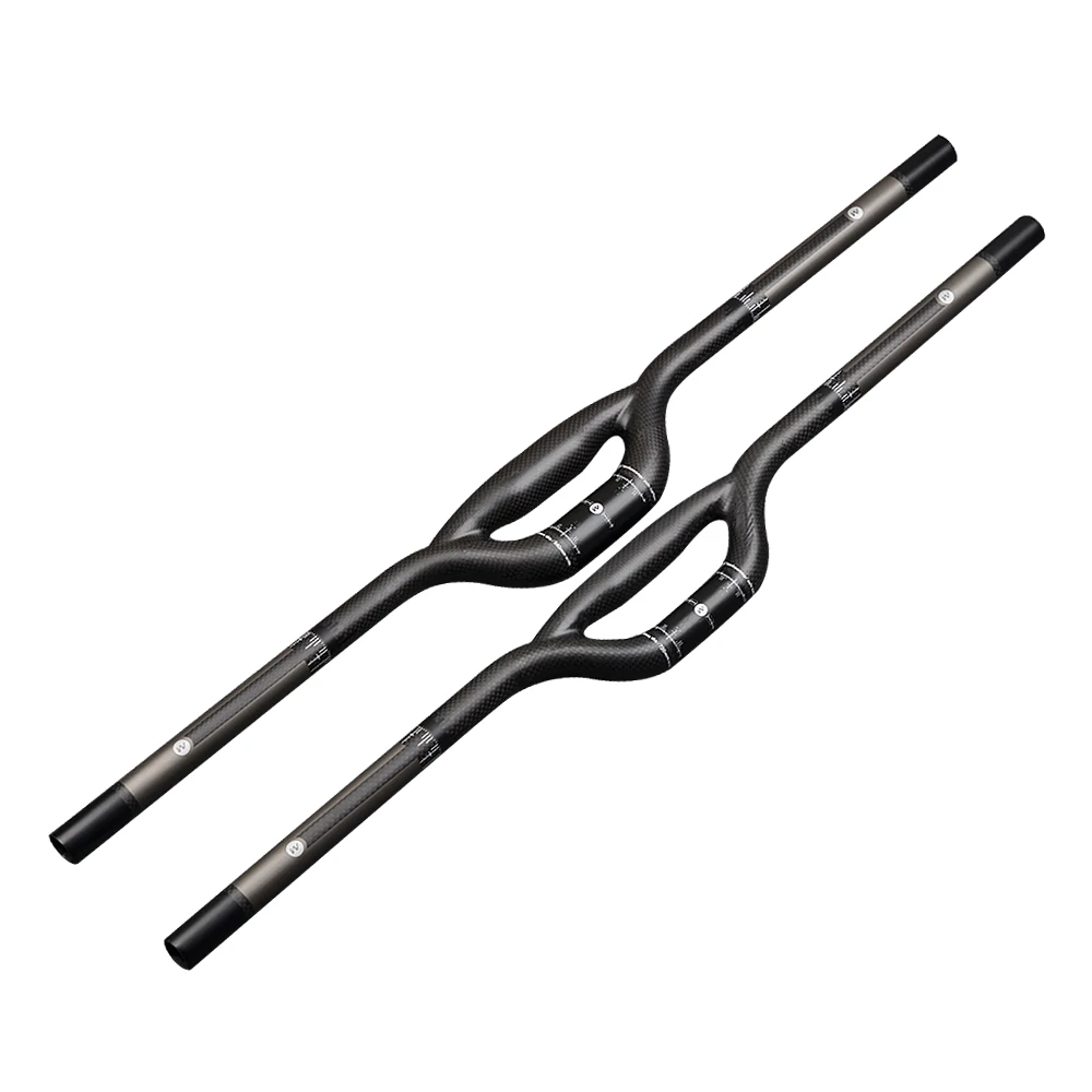 

Wanyifa Bicycle MTB Handlebar Bikes Carbon Handlebars 25.4/31.8mm 3K Matte 600/620/640/660/680/700/720/740mm Bike Flat Handlebar