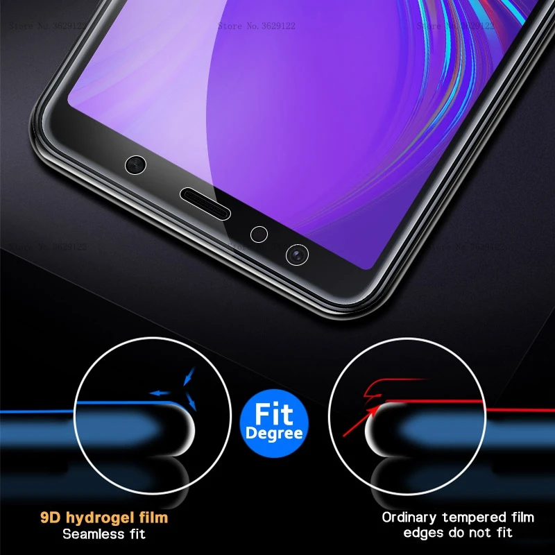Защитная пленка Гидрогелевая для Samsung Galaxy A7 A9 A6 A8 Plus 2018 Star Lite не стекло|Защитные