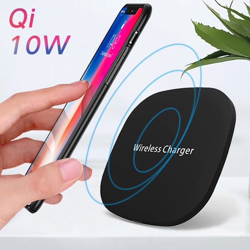 

Wireless Charger for iPhone X 8 Plus Samsung Galaxy S9 S8 Plus S7 S6 Edge Note 4 5 8 Fast Charging Qi Nexus Nokia Sony LG HTC