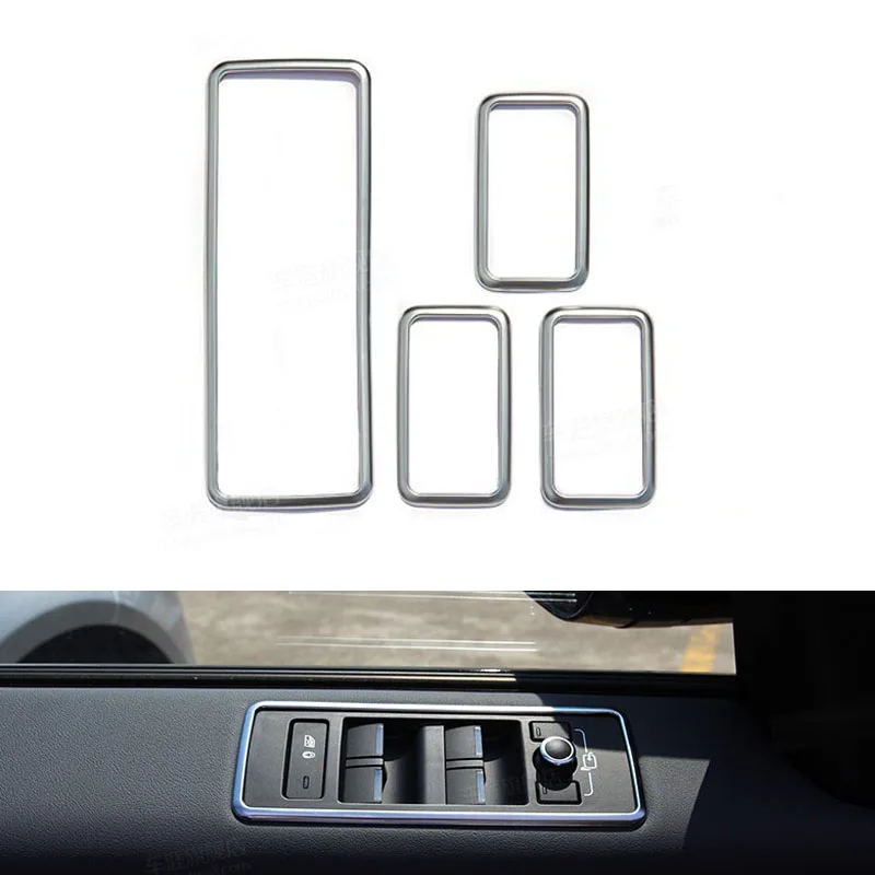 

Car Door Window Switch Buttons Cover Trim For Range Rover Sport 2014-2018