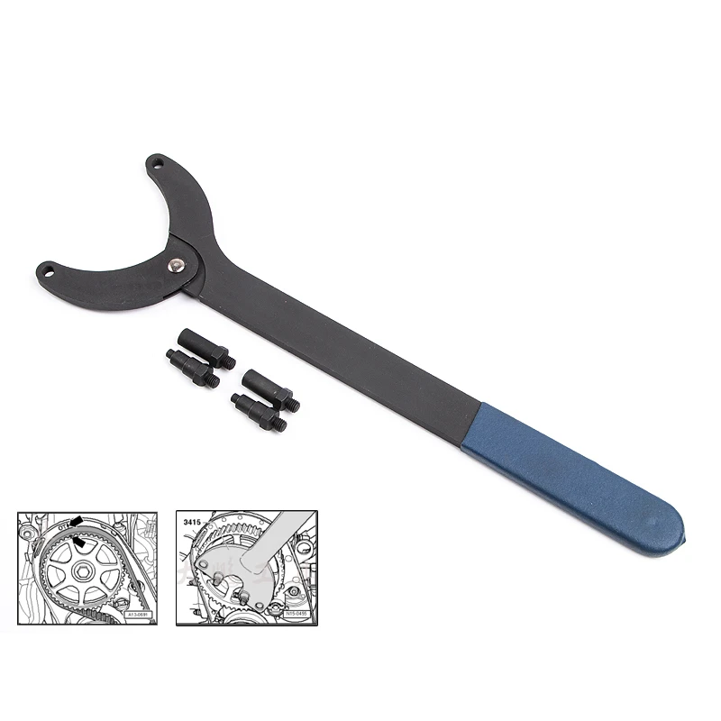 

Timing Belt Change Tool Against Timing Pulley Holder Tool VW Audi Auto maintenance tools free shipping