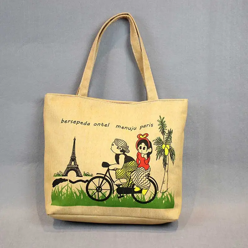 

Canvas Handbag New Diaper Bag Trend Female Large Capacity Mummy Bag Single Shoulder Maternity Multifunction Bag To The Hospital