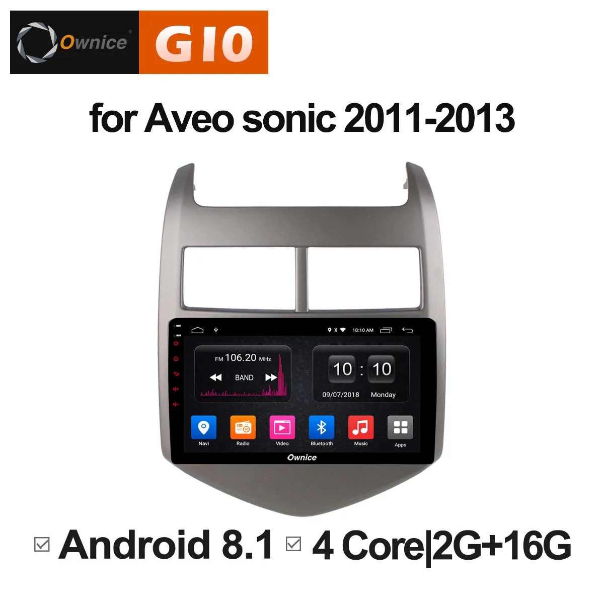 

Android 8.1 Unit Car DVD Radio Multimedia player FOR CHEVROLET AVEO SONIC 2011 2012 2013 Auto audio stereo gps navigator DVR PC