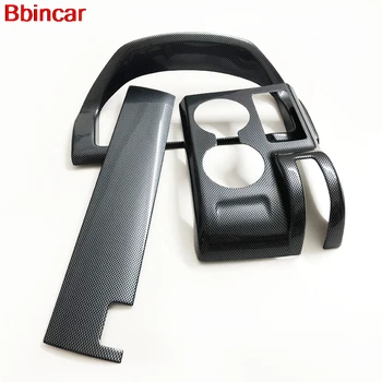 

Bbincar ABS Carbon Fiber Paint Front Dashboard Gear Shift Panel Copliot Middle Frame For Honda CRV 2007 2008 2009 2010 LHD
