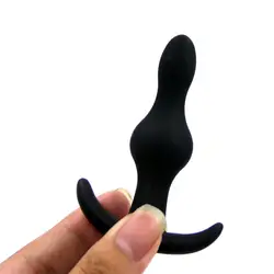 Секс-фаллоимитатор анальный Анальная пробка вибратор G Spot массаж простаты бусины штекер анальный эротический секс-игрушки для мужчин
